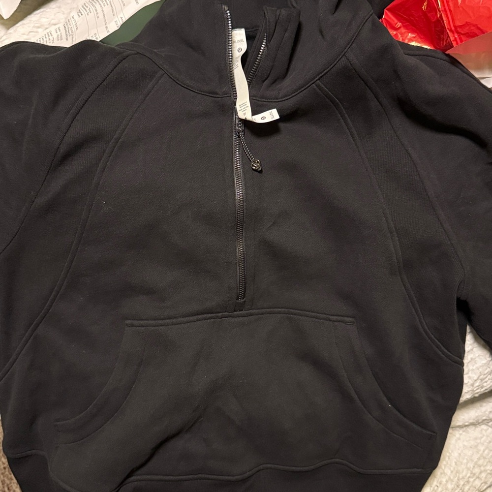 Lululemon scuba cropped hooded quarter zip XL/XXL - Picture 3 of 4